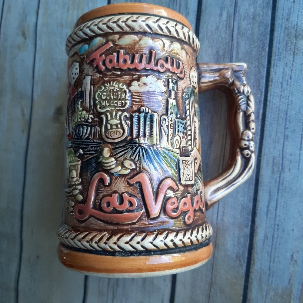 VTG LAS VEGAS CERAMIC SOUVENIR MUG - Picture 16 of 16